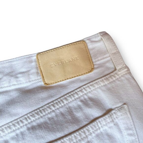 Everlane Womens The Summer Jean Sz 29 Bone White Denim High Rise Relaxed Fit - Picture 9 of 9